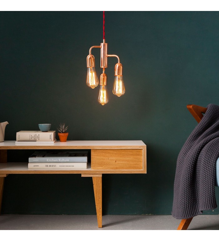 Lampa Funk Miedź