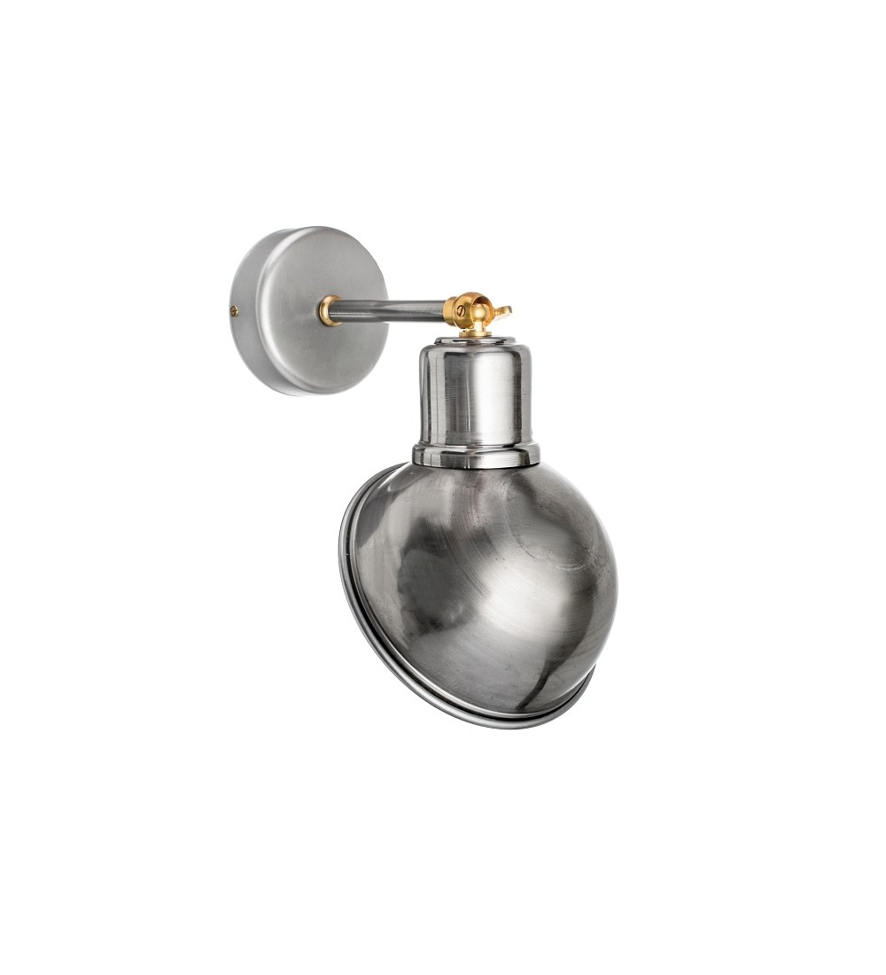 Wall Loft Lamp T55 Raw Steel