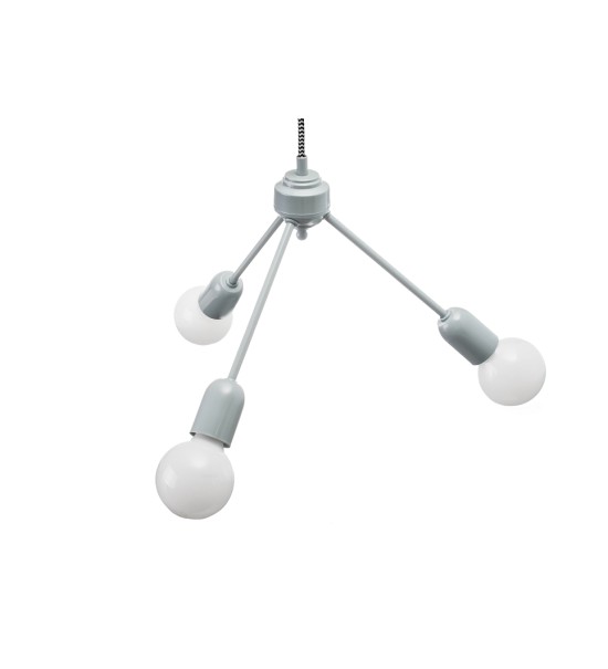 Grey Trio Hanging Lamp