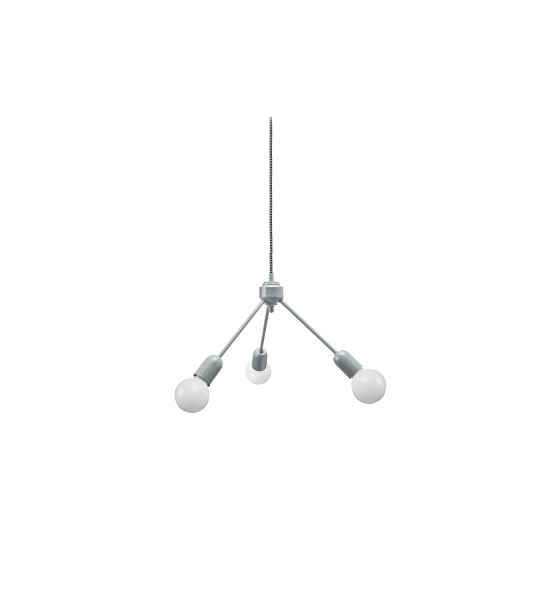 Grey Trio Hanging Lamp