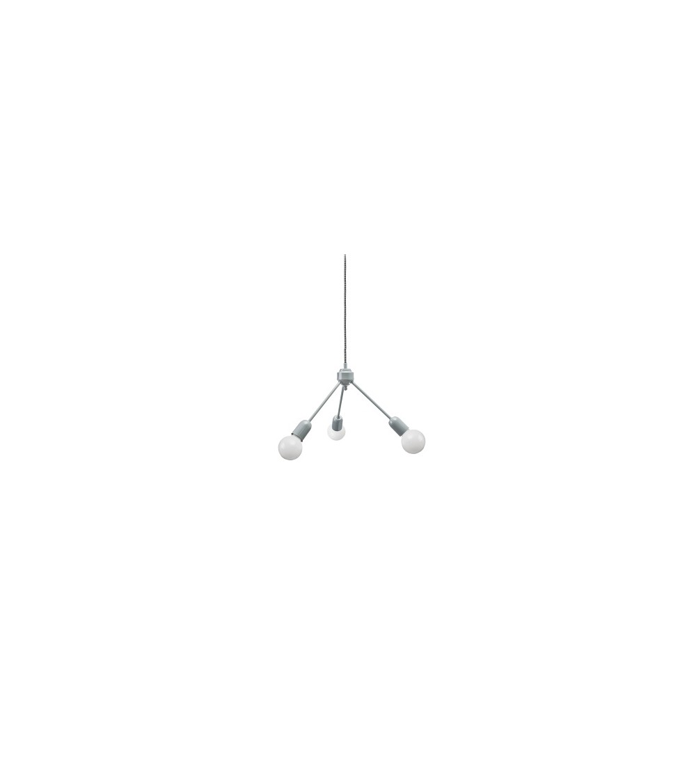 Grey Trio Hanging Lamp