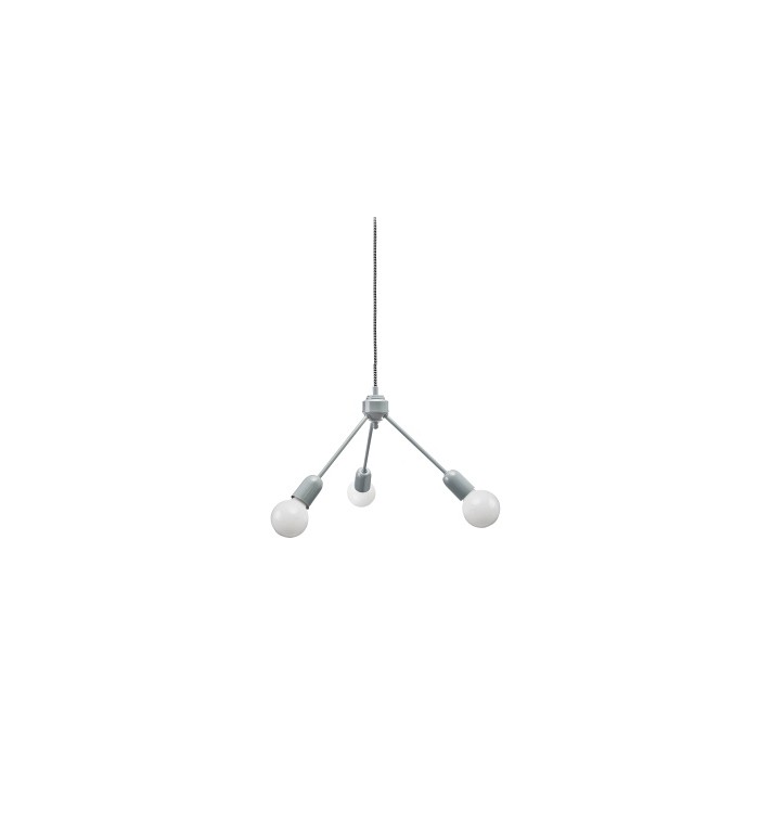 Grey Trio Hanging Lamp