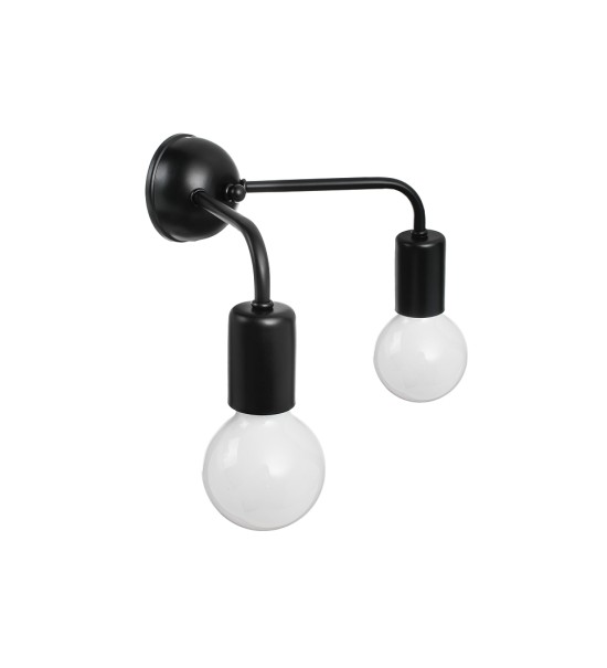 Wall Loft Lamp T2X black