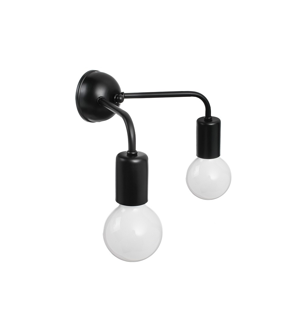 Wall Loft Lamp T2X black